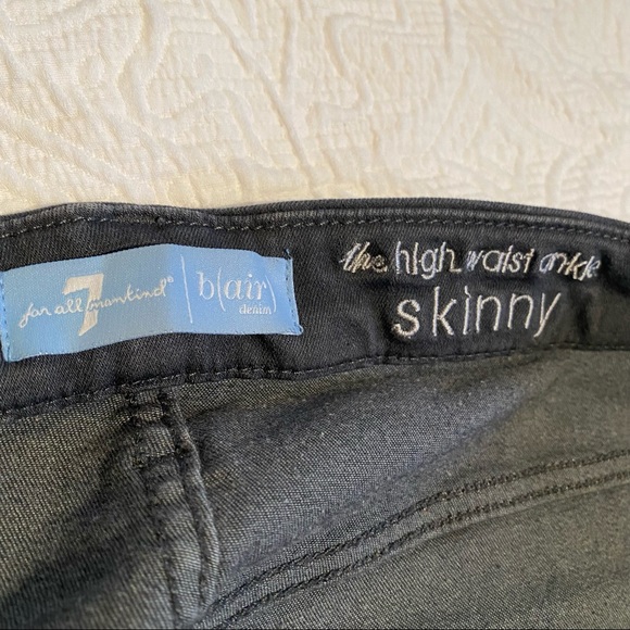 7 For All Mankind The High Waist Ankle Skinny - Picture 5 of 5
